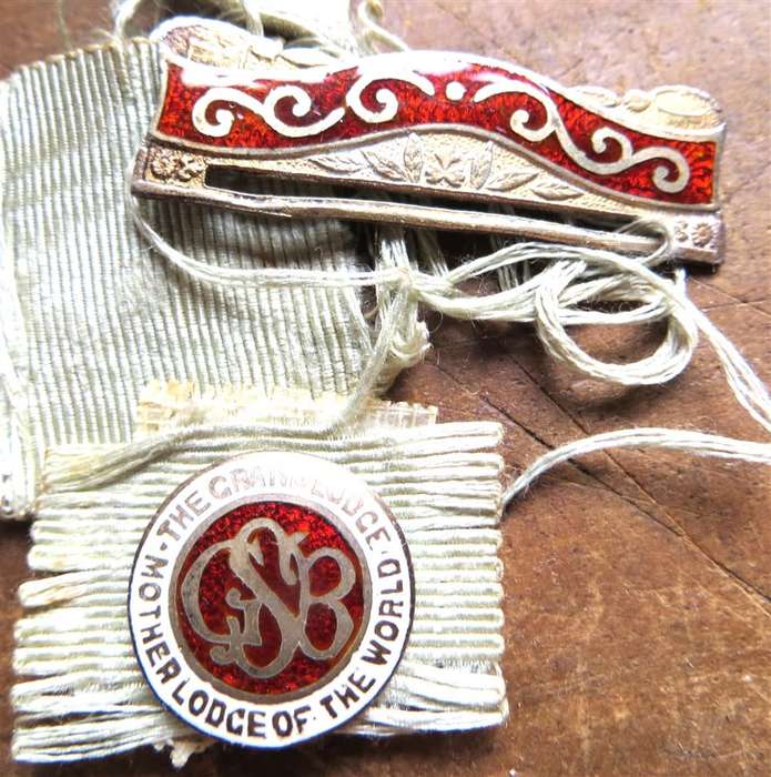 Silver Hallmarked Masonic Primo Mother Lodge Jewel - Primo H.L Harpur 31 May 1911