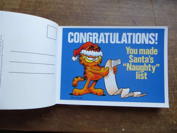 Garfield Seasons Greetings - Jim Davis - Book of Postcards