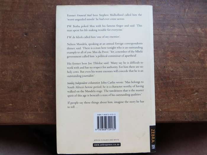 Pale Native - Memories of a Renegade Reporter - Max Du preez