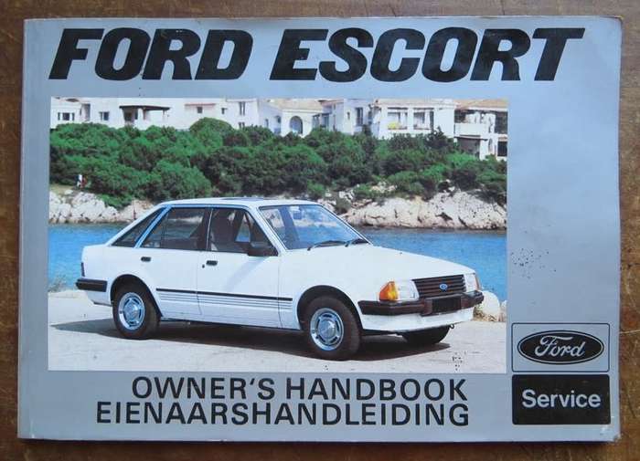 FORD ESCORT - Owners Handbook