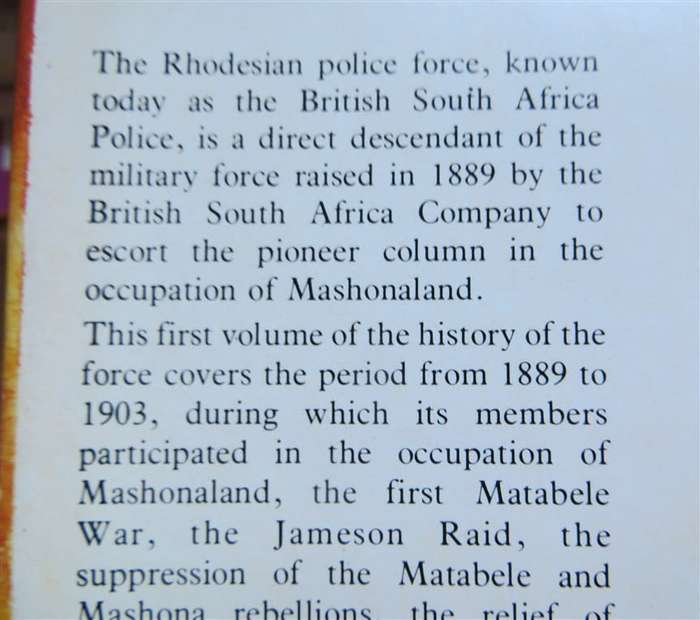 The First Line of Defence - Rhodesia BSAP Vol.1 - Peter Gibbs