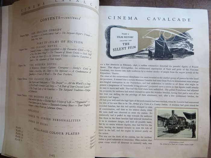 Cigarette Cards Cinema Cavalcade Album with 231/250