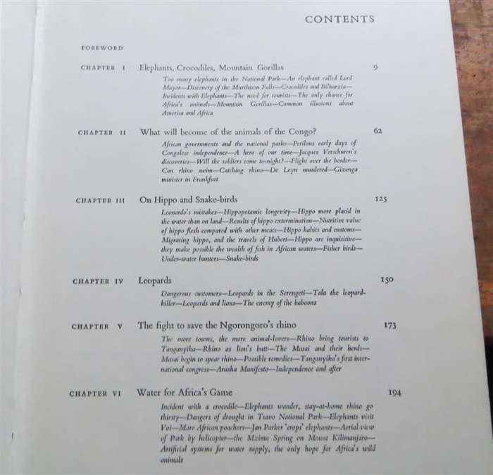 Rhinos belong to Everybody - 1964 hardcover - Bernhard Grzimek