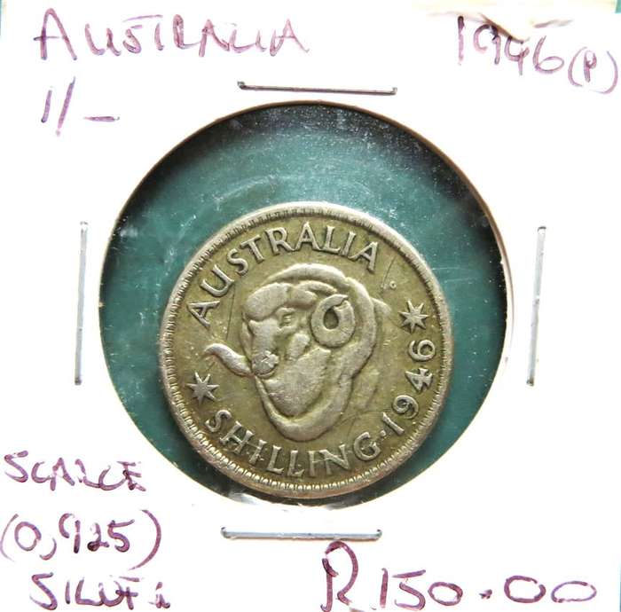 1946 Australia SILVER Shilling