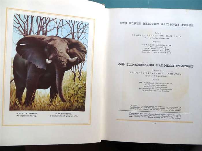 National Parks Cigarette Card Collection in Album - Complete