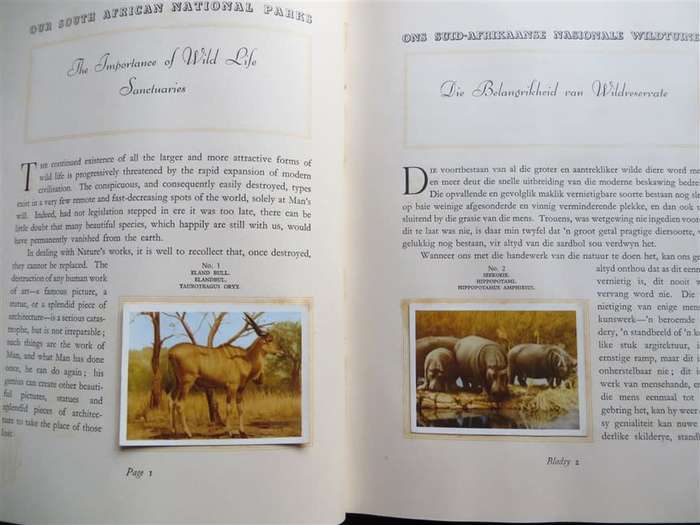 National Parks Cigarette Card Collection in Album - Complete