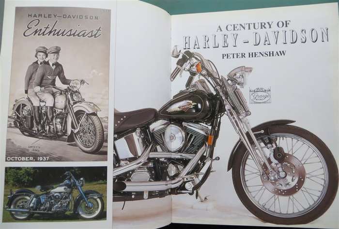 A Century Of Harley Davidson - Peter Henshaw - Great Photographs Hardcover