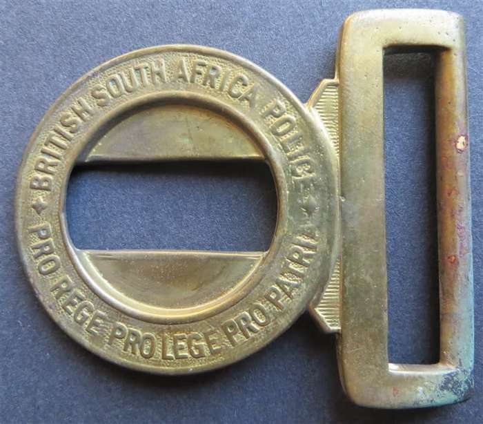 Rhodesia British South Africa Police BSAP Belt Buckle