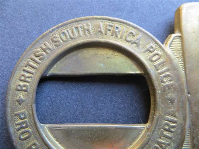 Rhodesia British South Africa Police BSAP Belt Buckle