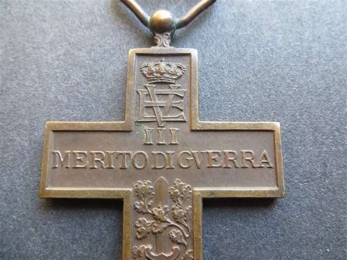 Italian War Merit Cross Fullsize Medal - No Ribbon