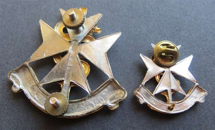Medic Cap & Collar badge Bi Metal
