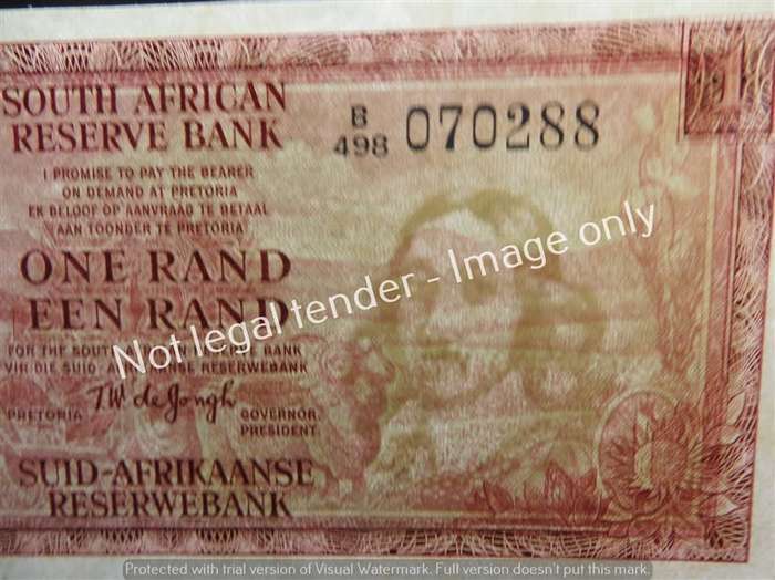 2 x TW de Jongh Cons. No. + 1 x Close No. 3rd issue R1 Notes - 1 Bid