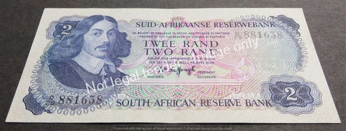 TW De Jongh D29 881638 R2 Note 2nd Issue