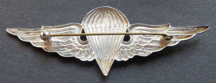 Syria/Egypt Paratrooper Jump Wings Metal Badge