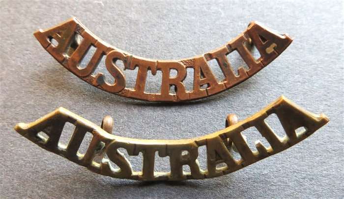 2 x Australian Army / Corps Shoulder Titles