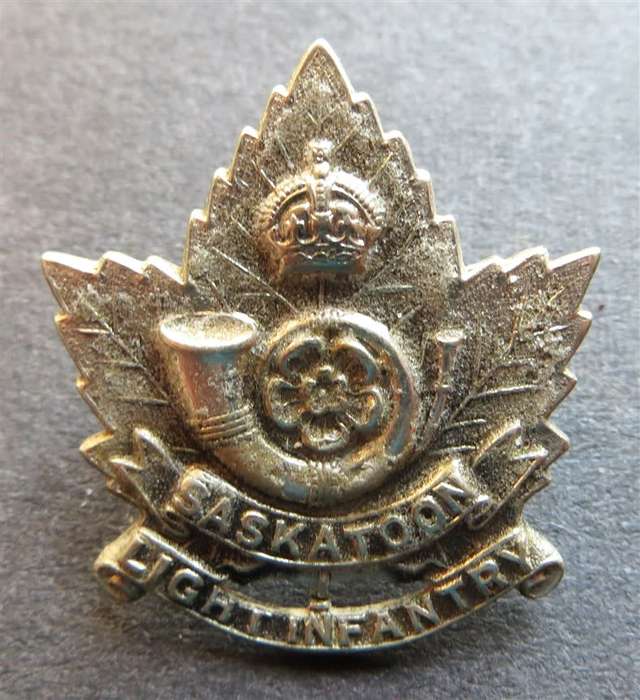 Saskatoon Light Infantry Shoulder Badge