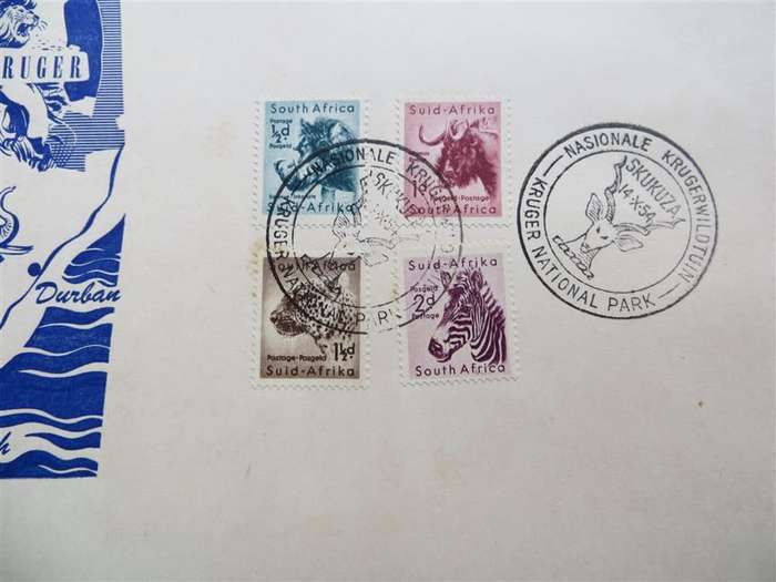 RSA Set + Union Kruger National Park FDC
