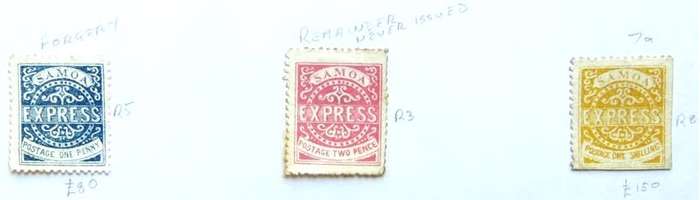 1877 Samoa express Lot High Value R5000.00
