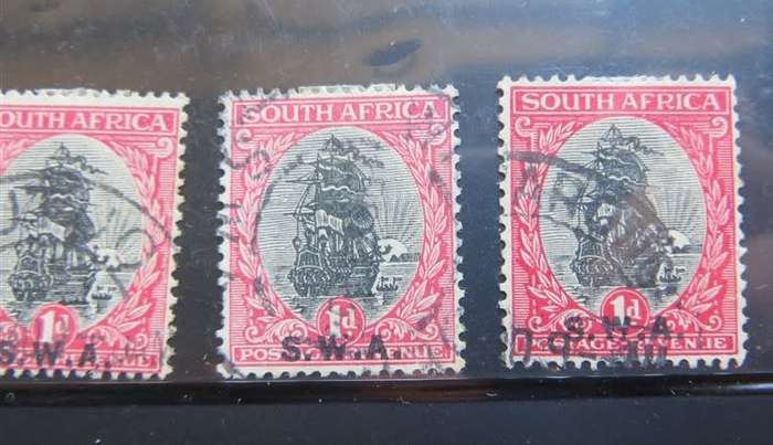 1930 SWA Overprint Broken S/W/A - 1 BID FOR ALL