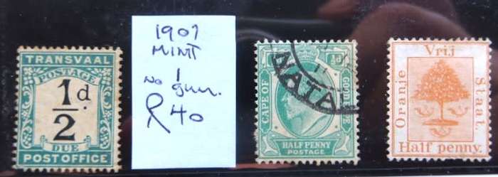 SA Pre Union + Bechuanaland + GB Lot - 1 Bid