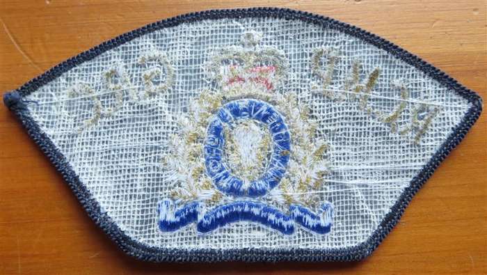 Vintage RCMP Royal Canadian Mounted Police GRC Patch