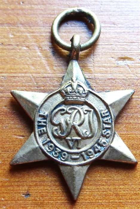 1939-45 Star Miniature Medal - unnamed