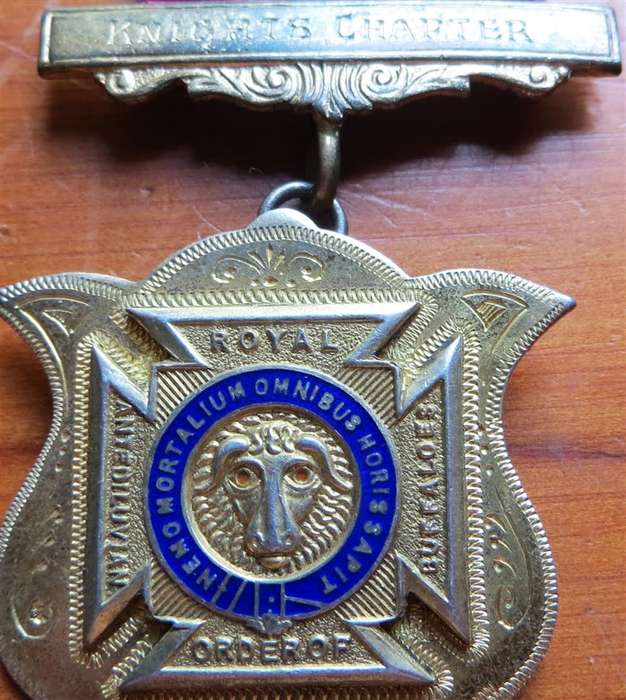Hallmarked Order of Buffaloes Knights Chapter Medal/Jewel in Box