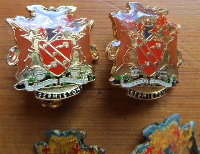 4 x Germiston badges Lot - 1 Bid