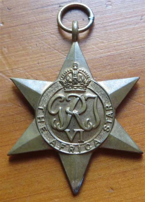 1939-45 Africa Star B.M Kromhout #113763 WW2 Medal