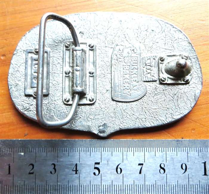 Vintage 1985 U.S.A Belt Buckle Bakery Metal Belt Buckle #1679
