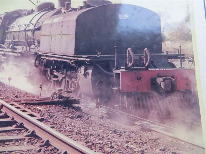 SAR/SAS Original Steam train photo 250mmx190mm - D.S Gibbs 1971 - Foxing present