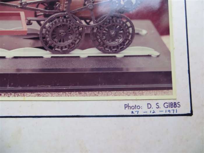 SAR/SAS Original Steam train photo 250mmx190mm - D.S Gibbs 1971 - Foxing present