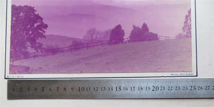 KZN Landscape Vintage Original photo 250mmx190mm - D.S Gibbs 1971 - Foxing present