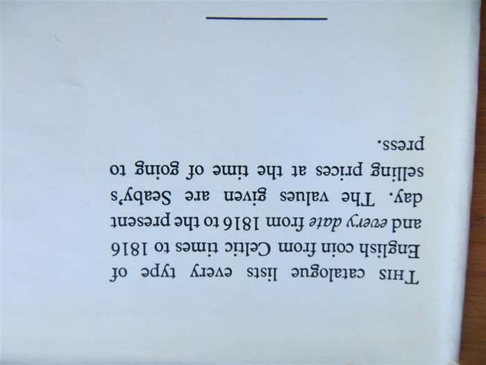 1968 Standard Catalogue of British Coins - Seaby