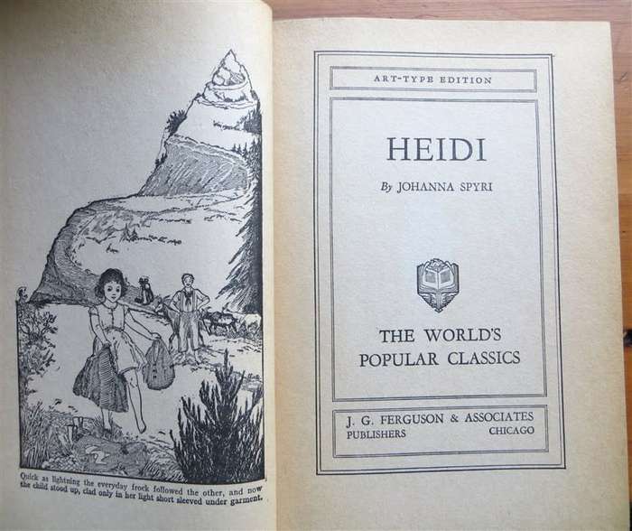 1939 - Heidi - Joanna Spyri