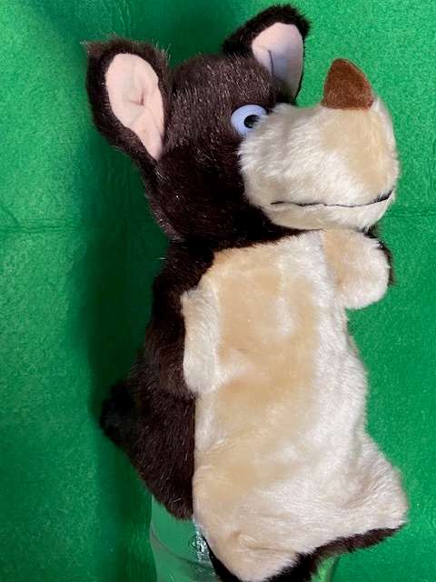 PLUSH RHINO HAND PUPPET