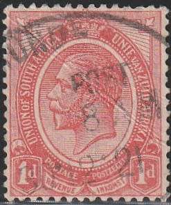 South West Africa SWA Forerunner - King George V KGV - 1d - Swakop/Oranjemund