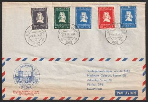 Netherlands cover - 1952 - Jan van Riebeeck Culemborg