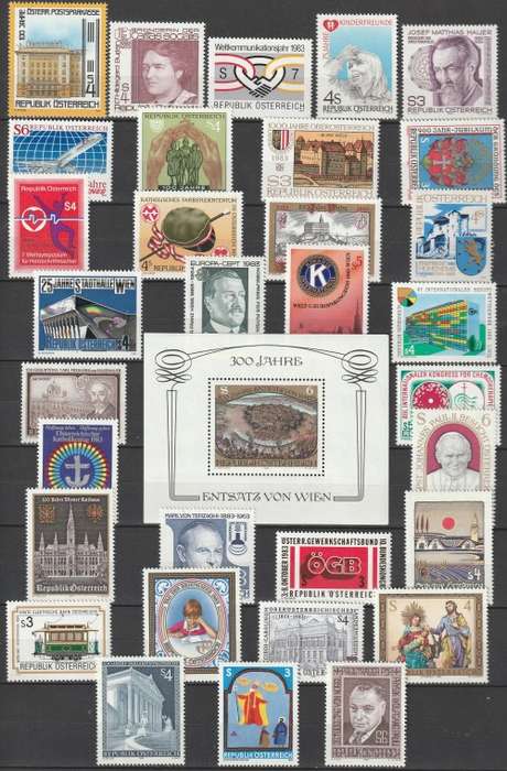 Austria - 1983 - Commemorative Year Set Complete