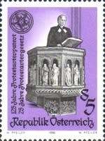 Austria - 1986 -  125th Anniversary of the Protestant Patent
