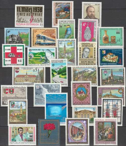 Austria - 1988 - Commemorative Year Set PART