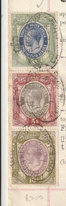 South Africa Union - 1926 - Revenue usage on Morgage Bond