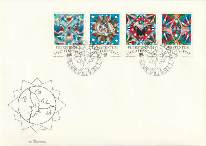 Lichtenstein - 1976 - Zodiac Signs