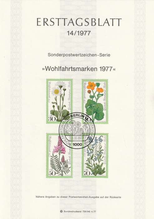 Germany - Berlin - 1977 - Flowers