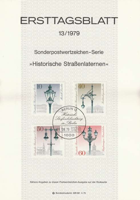 Germany - Berlin - 1979 - Historic Street Lanterns