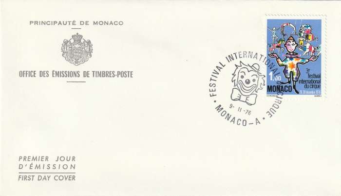 Monaco - 1976 - 3rd International Circus Festival