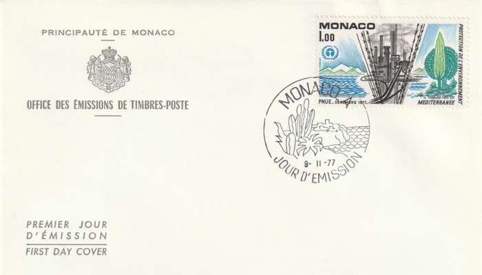 Monaco - 1977 - Protection of the Mediterranean
