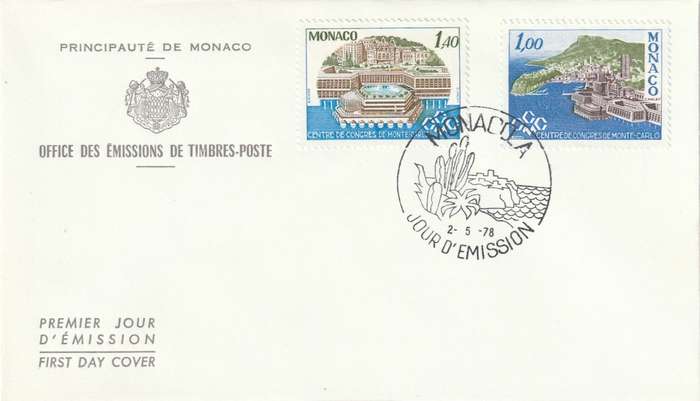Monaco - 1978 - Inauguration of Monaco Congress Center