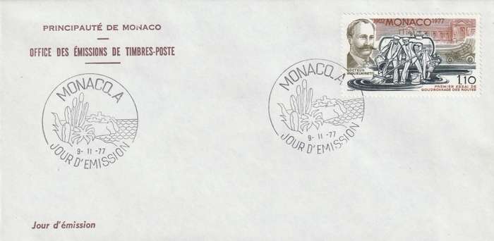 Monaco - 1977 - 75th anniversary of first tarred roads