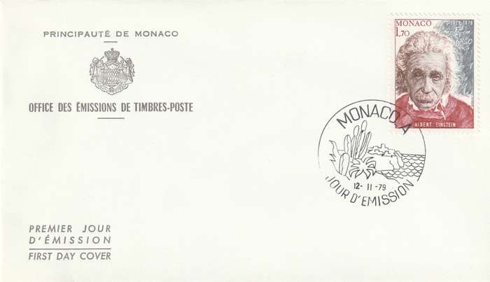 Monaco - 1979 - Albert Einstein theoretical physicist